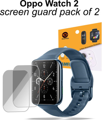 Olonga Screen Guard for Oppo Watch 2(Pack of 2)