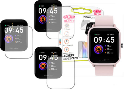 daffin Screen Guard for Amazfit Bip U.(Pack of 3)