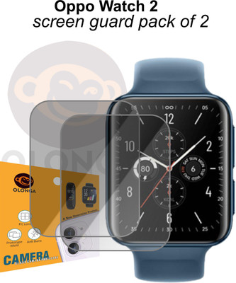 Olonga Screen Guard for Oppo Watch 2(Pack of 2)