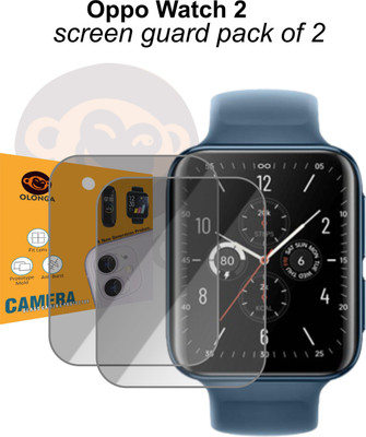 Olonga Screen Guard for Oppo Watch 2(Pack of 2)