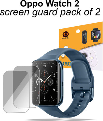 Olonga Screen Guard for Oppo Watch 2(Pack of 2)