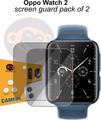 Olonga Screen Guard for Oppo Watch 2(Pack of 2)