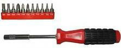 Stela 10 in 1 Magnetic Screw driver Set, Rubber Grip, Multi Function Set Combination Combination Screwdriver Set(Pack of 11)