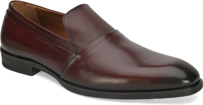 SAN FRISSCO Outdoor|PremiumQuality|Lightweight|stylish|Comfortable|Formal Shoes For Men Slip On For Men(Maroon , 8)