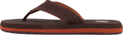 Sparx Men Flip Flops(Brown , 6)