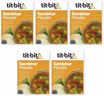 Tit-Bit Sambhar Masala South Indian Sambar Instant Madras Style(5 x 50 g)