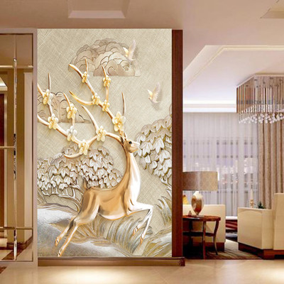AY FASHION 101.6 cm Decorative Wallpaper/Sticker for Home Decor, Living Room, Hall, Office_04 Self Adhesive Sticker(Pack of 1)