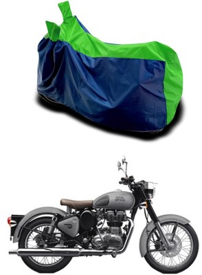 EGAL Waterproof Two Wheeler Cover for Royal Enfield(Classic Gunmetal, Green)