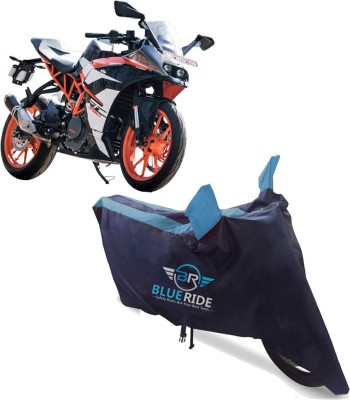 BLUERIDE Two Wheeler Cover for KTM(RC 390, Blue)