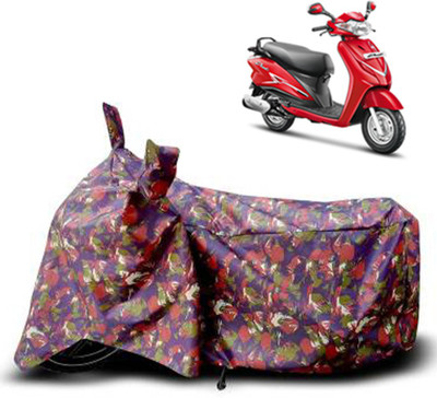 REVOC Two Wheeler Cover for Hero(Duet, Red)