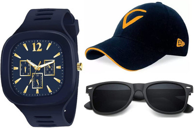 WiiBross Watch & Sunglass Combo(Blue)