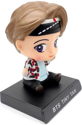 gtrp BTS-V Action Figure Limited Edition Bobblehead with Mobile Holder(Multicolor)