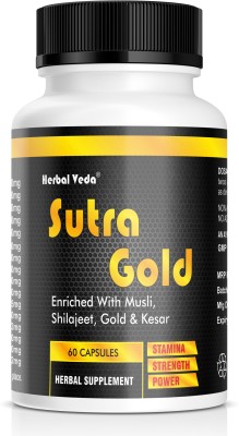 herbal veda Sutra Gold Capsules For Men 60 Caps