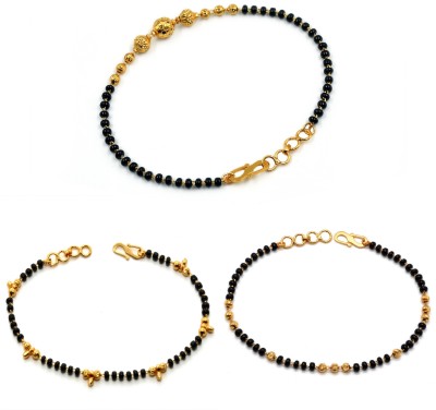 JHB Brass Gold-plated Bracelet(Pack of 3)