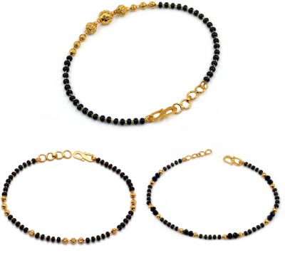 JHB Brass Gold-plated Bracelet(Pack of 3)