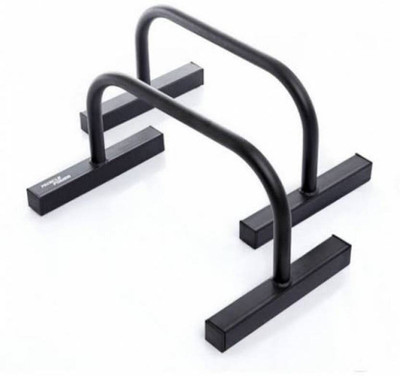 muscles & mind gym equipments Heavy Duty Metal Push up bar for Home & Gym Workout Push-up Bar(Black)