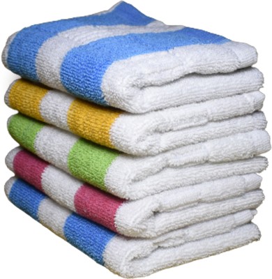 shree shyam veg enterprises Cotton 300 GSM Hand Towel(Pack of 5)