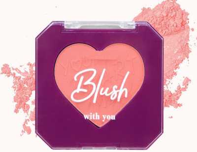 tanvi27 BLUSH WITH YOU I MATTE POCKET BLUSHER MINI FACE BLUSHER PALETTE(PINK)