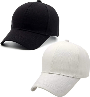 ZACHARIAS Solid Sports/Regular Cap Cap(Pack of 2)