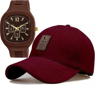 zendro Self Design Sports/Regular Cap Cap(Pack of 2)