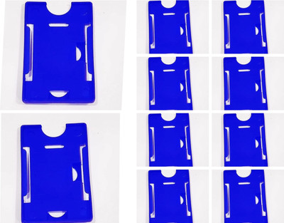 R K SALES 10 Card Holder(Set of 10, Blue)