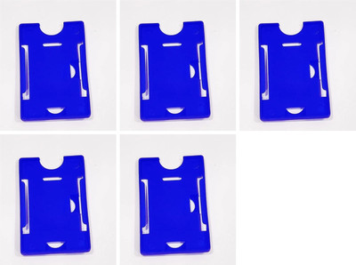 R K SALES 1 Card Holder(Set of 5, Blue)