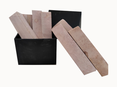 verma & company 1 KG Red slate bar pure & fine slate pencil writting shale stone(8 Sticks)