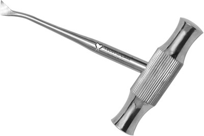 TRUST & CARE Stainless Steel Root Elevator Cryer Cross Bar Left Dental Elevator