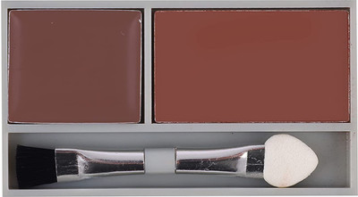 YAWI Best Professional Eye brow makeup Dual Mini Brows Kit with Mini Brush(BROWN)