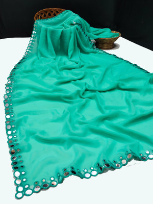 Pireva Georgette Embellished Salwar Suit Material