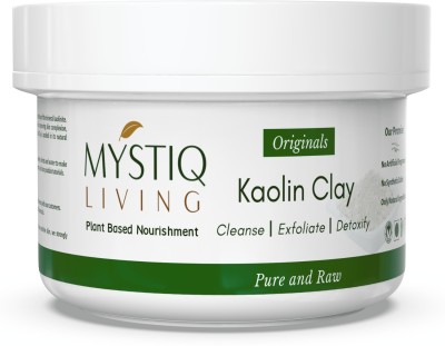 Mystiq Living Kaolin Clay Powder | Chinni Mitti | For Face Pack | Hair Pack | DIY Products(175 g)