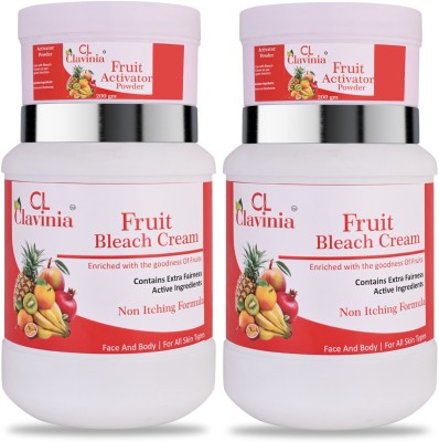 CLAVINIA Fruit Bleach Cream 1 kg x 2(2 Items in the set)