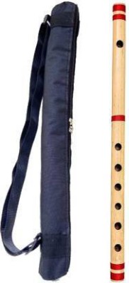 KHALSA MUSICAL G SCALE BOMBOO WOOD WITH BAG Bamboo Flute(43 cm)