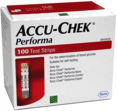 AccuSure performa 100 softclix lancet free 100 Glucometer Strips