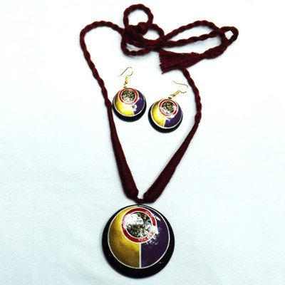 Akibuki Terracotta Multicolor Jewellery Set(Pack of 1)