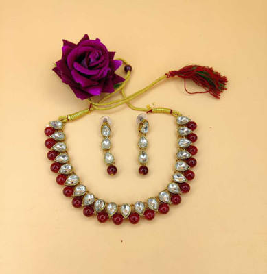 CATALYST Alloy Copper Red Jewellery Set(Pack of 1)