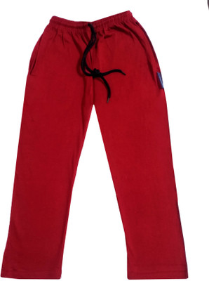 Indistar Track Pant For Boys(Maroon, Pack of 1)