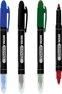 Win Judwaa Marker 40Pcs(10 Blue, 10 Black, 10 Red, 10 Green)(Set of 40, Multicolor)