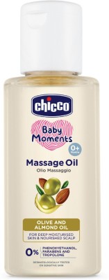 Chicco Baby Moments Massage oil for baby Paraben, SLS & Phenoxyethanol free,0M+(100 ml)