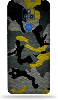 WeCre8 Skin's Moto G Play, Camouflage Yellow Mobile Skin(Multicolor)