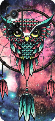 LAMHA Mi 10T 5G Mobile Skin(Ultra Super Pink Owl With High Matte Finish.)
