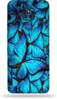 WeCre8 Skin's Moto G Play, Blue Butterfly Mobile Skin(Multicolor)