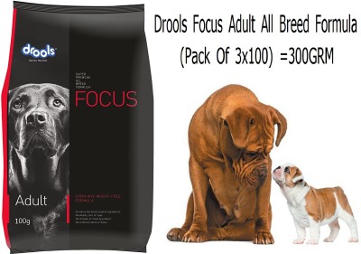 drools Drools Focus Adult Super Premium All Breed Formula (Pack Of 3x100) = 300GRM Chicken 0.3 kg Wet Adult Dog Food
