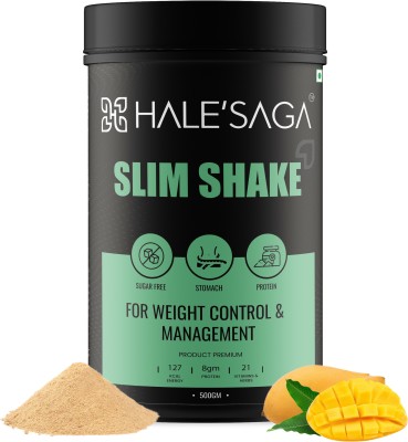 Halesaga Meal Replacement Shake for Weight Loss | Mango Flavor Slim Shake for Men & Women Protein Shake(500 g, Mango)