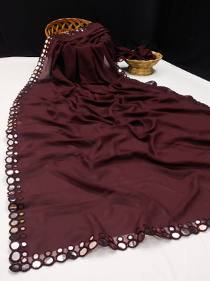 Laddu creation Georgette Solid Blouse Material