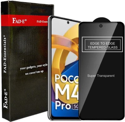 FAD-E Edge To Edge Tempered Glass for POCO M4 Pro 5G(Pack of 1)
