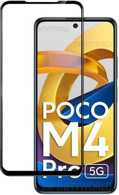 HQ Protection Edge To Edge Tempered Glass for POCO M4 Pro 5G(Pack of 1)