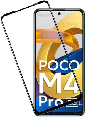 Gorilaorginal Edge To Edge Tempered Glass for POCO M4 Pro 5G(Pack of 1)