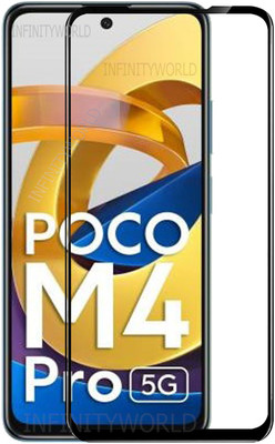 Gorilaorginal Edge To Edge Tempered Glass for POCO M4 Pro 5G(Pack of 1)