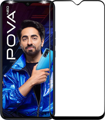 VDAT Edge To Edge Tempered Glass for Tecno Pova Neo(Pack of 1)
